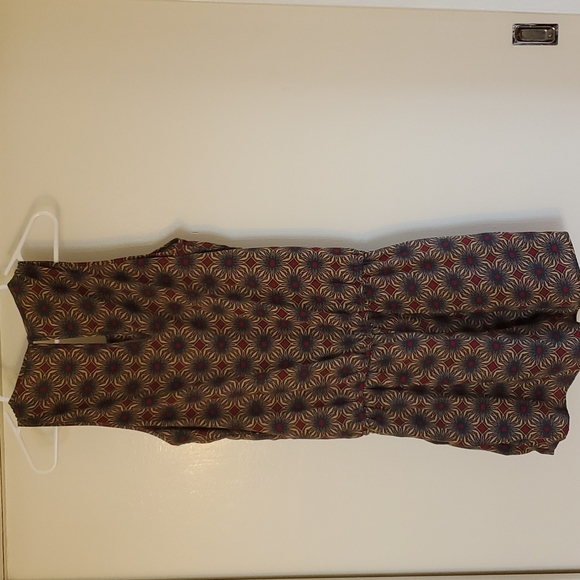 Gibson Romper Cute Patterned Size Medium Shorts Pockets! - Picture 8 of 12